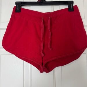 Ambiance Women's Vibrant Red Athletic Shorts
